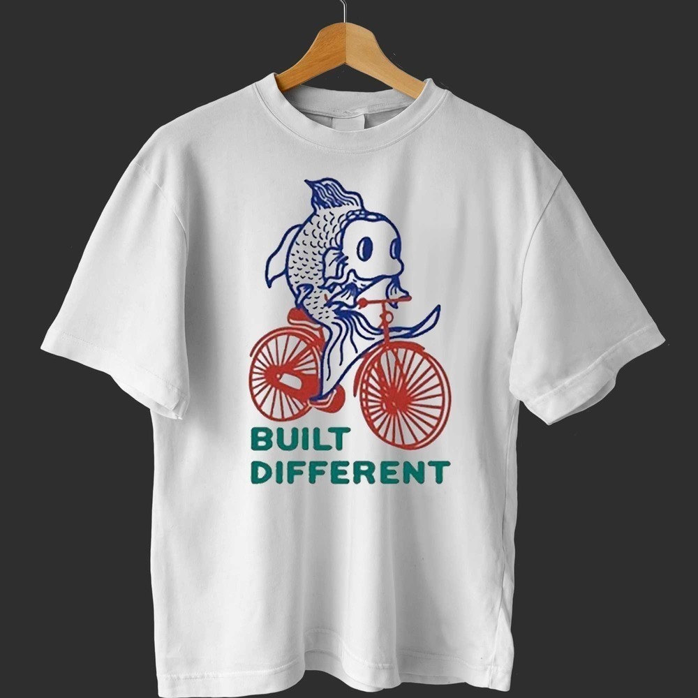 Built Different Koi Bicycle Funny Shirt